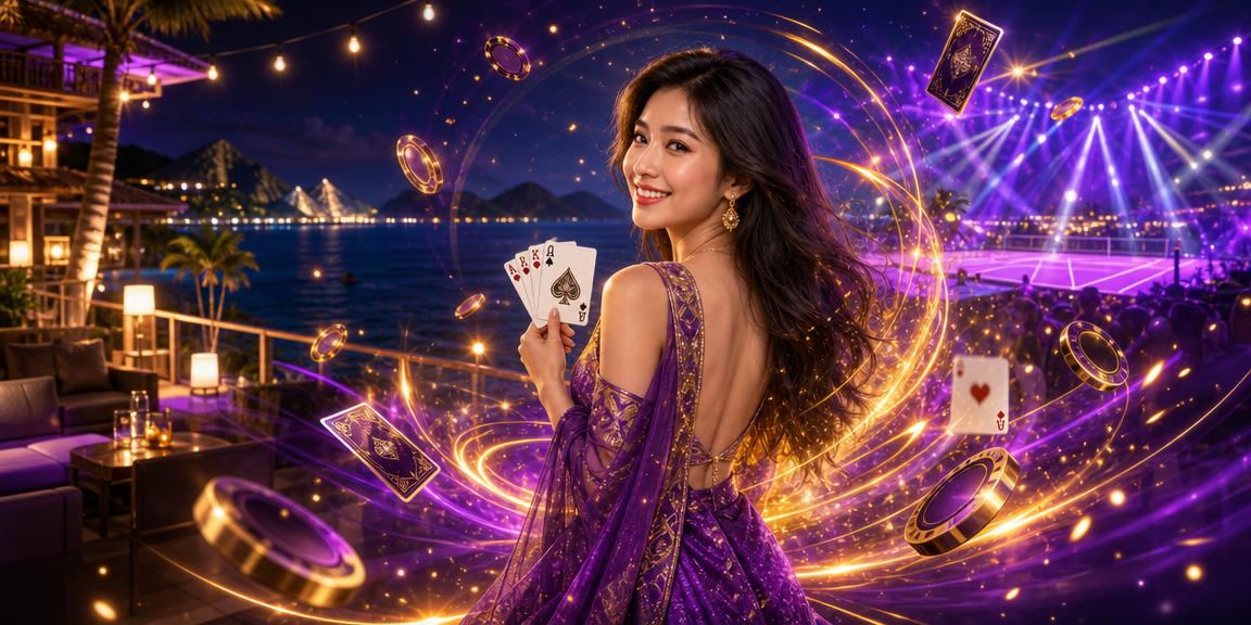 Pemain menikmati permainan Teen Patti dan permainan meja di Langkawi bersama we1